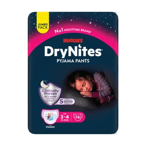 DryNites bleie jente 3-4 år (12-21 kg) 16 stk