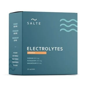 SALTE Elektrolytter appelsin 30 doseposer