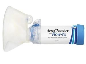 AeroChamber PlusFlow-Vu med maske voksen stor 1 stk