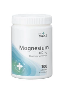 Vidi pluss magnesium tab 350 mg, 100 stk