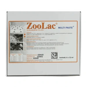 ZooLac Multi Paste tilskuddsfôr til dyr 6x32 ml