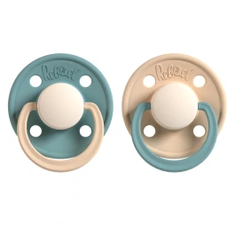 Rebael smokk beige/blå 0-6 mnd 2 stk