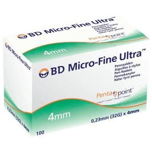 BD Micro-Fine Ultra 4mm pennekanyle 32G 100 stk
