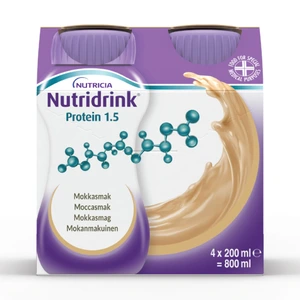 Nutridrink 2 kcal næringsdrikk kaffe/mokka 4x200 ml