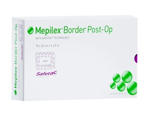 Mepilex Border Post-Op 6x8cm, 10 stk.