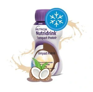 Nutridrink Compact Protein næringsdrikk kjølende kokos 4x125 ml