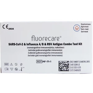 Fluorecare 4-i-1-test covid-19, influensa, RS 1 stk