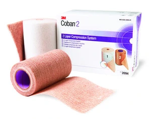 Coban 2-lags kompresjonssystem 2 ruller 1 sett