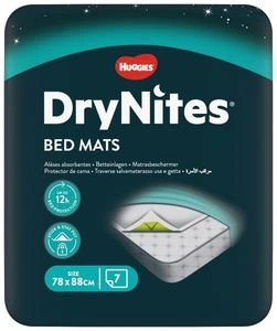 DryNites underlaken 78 x 88 cm 7 stk