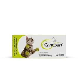 Canosan 600mg tyggetabletter fôrtilskudd til katt 60 stk