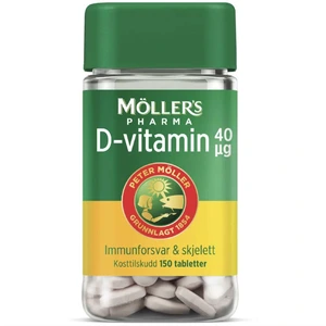 Møllers pharma vitamin-D tab med appelsinsmak 40 mikrog
