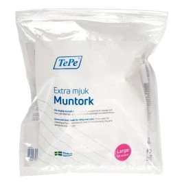 TePe Ekstra myk munnpensel tørr L 50 stk