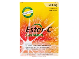 Ester-C C-vitamin 500 mg, 60 stk.
