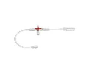 Argon mellomstykke han-3veiskran/funnel 15cm ster 25 stk