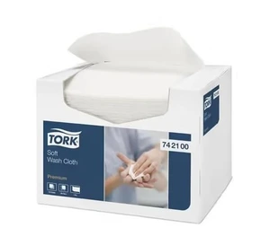 Tork Premium myk vaskeklut engangs 135 stk