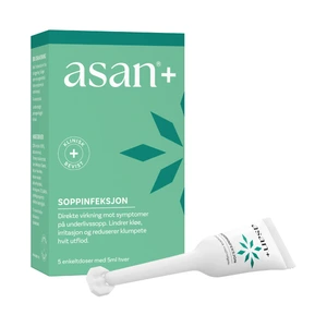 Asan+ soppinfeksjon vaginalgel 5x5 ml