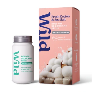 Wild Roll On Cotton & Seasalt antiperspirant refill 50 ml