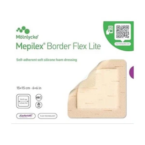 Mepilex Border Flex Lite bandasje 15x15cm 5 stk