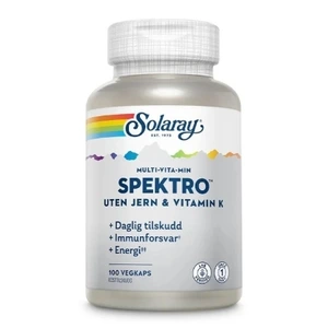 Solaray spektro multi u/jern+K tab, 100 stk