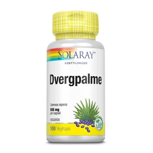 Solaray Dvergpalme 555 mg 100 kapsler – Saw Palmetto for prostata og urinveisstøtte