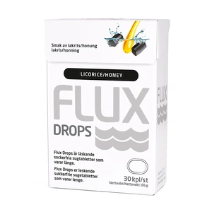 Flux Drops med smak av lakris & honning 30 stk