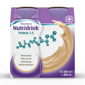 Nutridrink Protein næringsdrikk mokka 4x200 ml