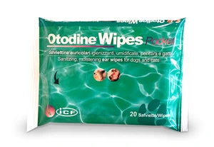 Otodine Wipes Pocket øreservietter til hund og katt 20 stk