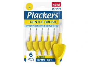 Plackers Gentle Brush mellomromsbørster 0,7mm L 6 stk