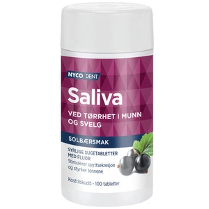 Nycodent saliva sugetab med solbærsmak 0,05 mg