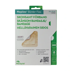 Mepilex Border Flex skumbandasje 10x10 cm 2 stk