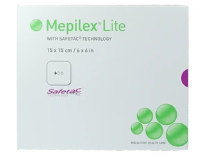 Mepilex Lite tynn skumbandasje 15x15cm 5 stk