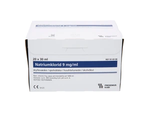 Natriumklorid 9mg/ml øyeskyllevæske plastampulle 20x30 ml