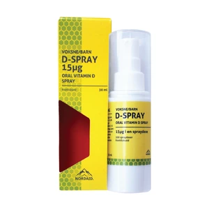 Nordaid D-Spray vitamin D 15 mcg munnspray 30 ml