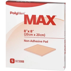 PolyMem Max skumbandasje u/fikseringstape 20x20cm 5 stk