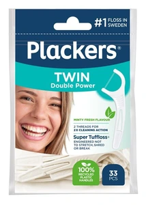 Plackers Twin tanntrådbøyler 33 stk