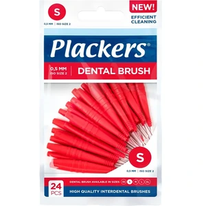 Plackers Dental Brush mellomromsbørste 0,5 mm S 24 stk