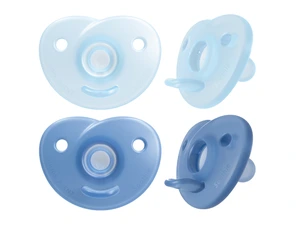 Philips Avent Soothie Heart narresmokk 0-6 måneder blå 2 stk