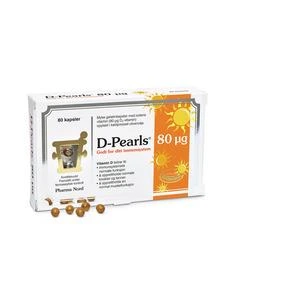 D-pearls kaps 80 mikrog, 80 stk