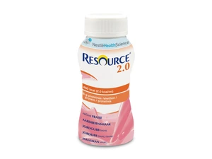 Resource 2.0+Fibre næringsdrikk jordbær 4x200 ml