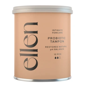 Ellen probiotisk tampong medium 12 stk