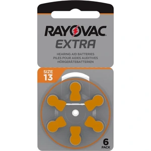 Rayovac Extra Advanced Høreapparat Batteri, 6stk