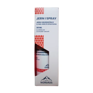 Nordaid Jern i spray 2,5 mg munnspray 30 ml