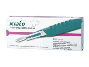 Kiato Plus steril skalpell i rustfritt stål nr. 15 10 stk