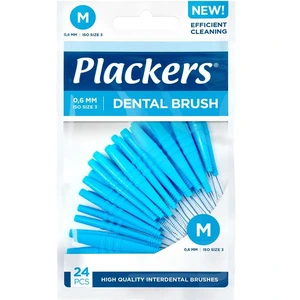 Plackers Dental Brush mellomromsbørste 0,6 mm M 24 stk