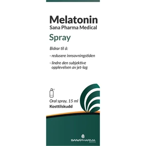 Sana pharma melatonin spray munnspray oppl 0,5 mg/spray