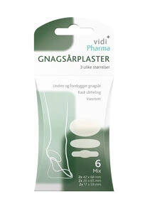 Vidi Pharma gnagsårplaster mix 6 stk