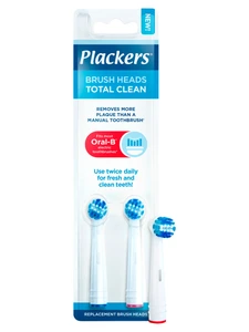 Plackers total clean refill børstehode 2stk