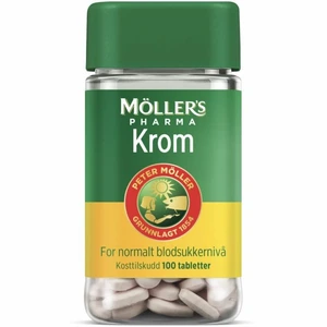 Møllers pharma krom tab 100 mikrog