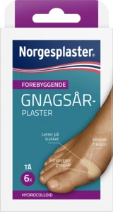Norgesplaster forebyggende gnagsårplaster 6 stk