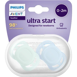 Philips Avent Ultra Start narresmokk 0-2 måneder blå/grønn 2 stk